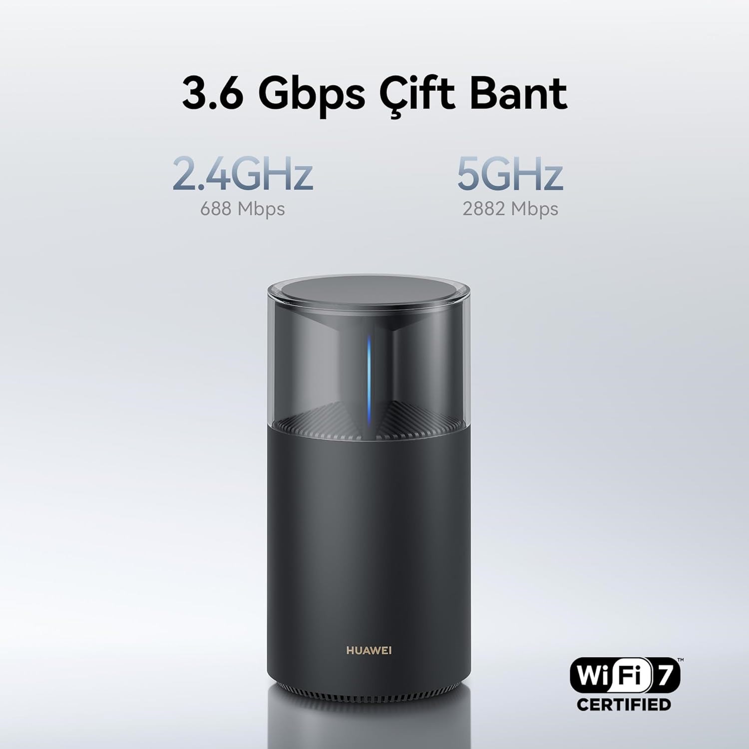 HUAWEI WiFi Mesh X1 Pro Router, 3.6 Gbps Çift Bant Wi-Fi 7