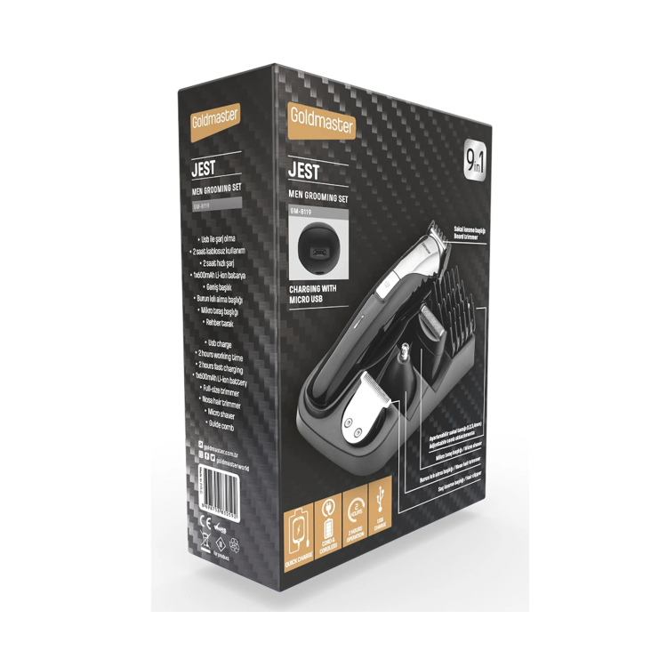 Goldmaster Gm-8119 Jest Erkek Bakım Seti