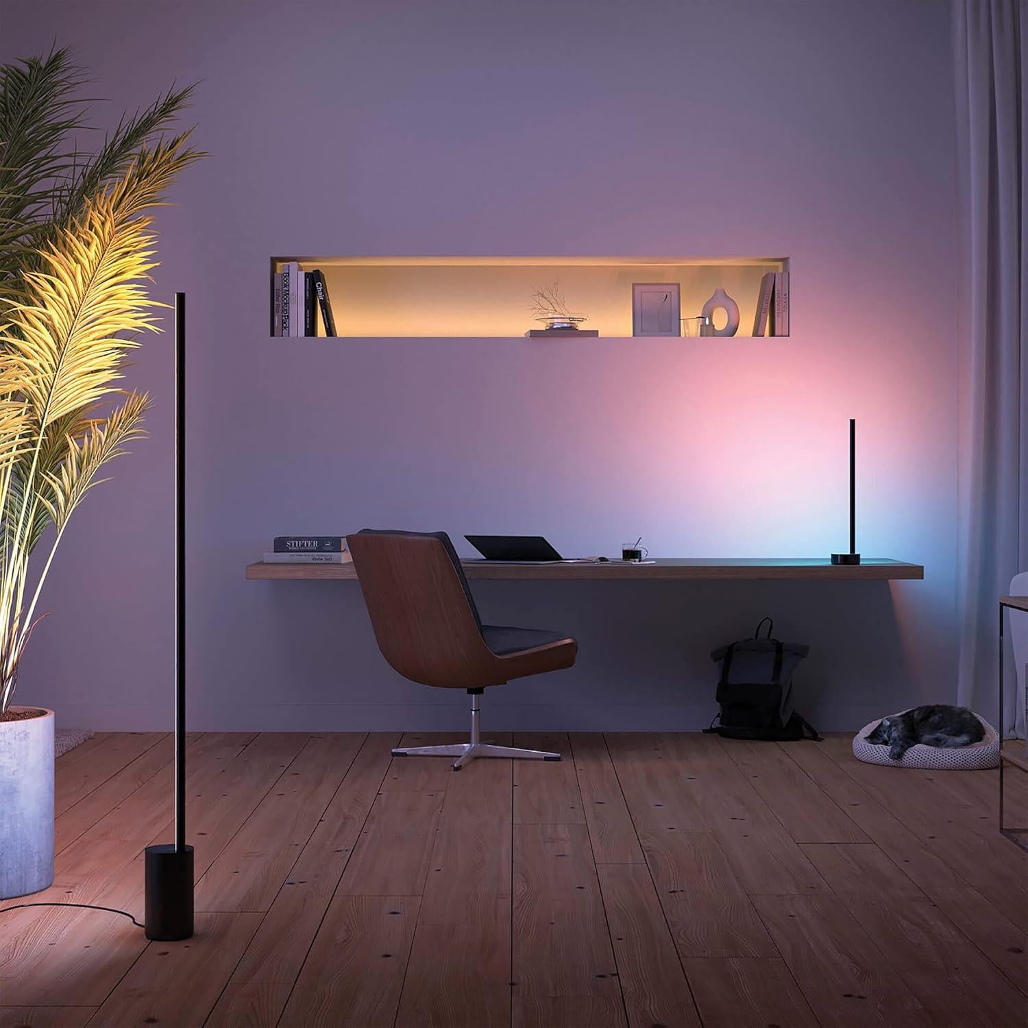 Philips Hue Gradient Signe Akıllı Led Masa Lambası, Siyah 915005987001