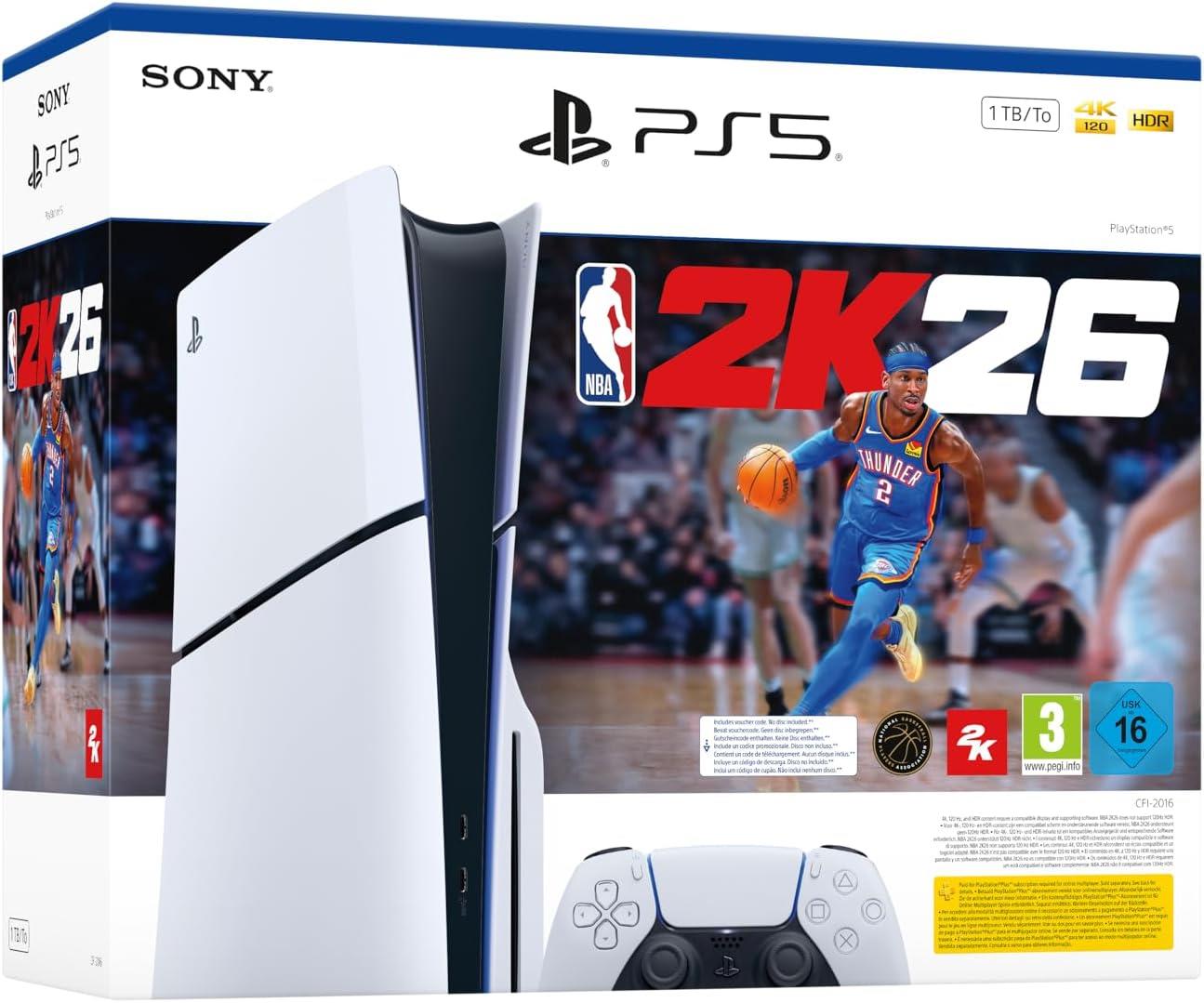 SONY PLAYSTATION 5 CONSOLE D/NBA2K26 BUNDLE