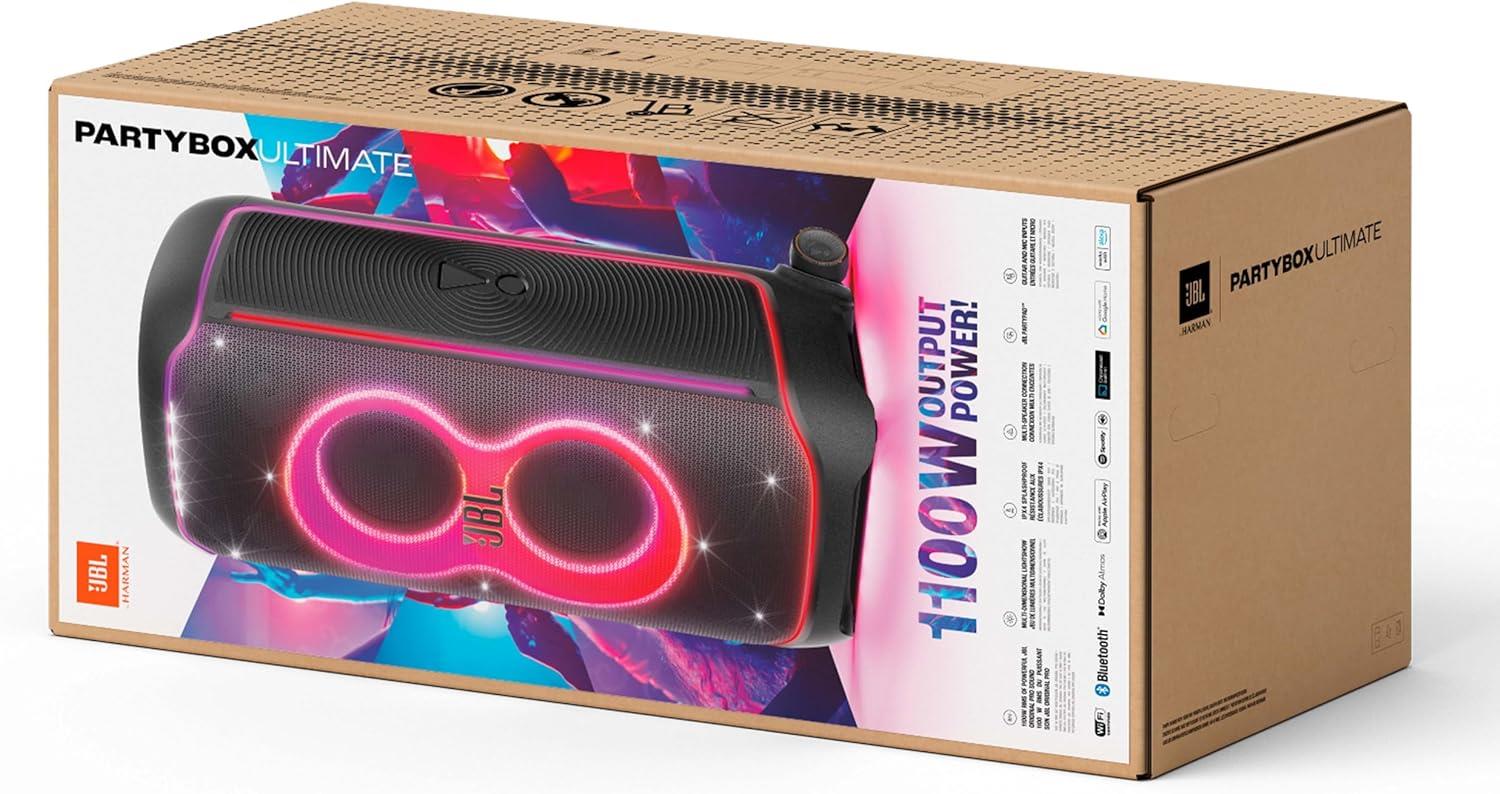 JBL Partybox Ultimate Wifi Bluetooth Hoparlör + Partybox Mikrofonu Hediye