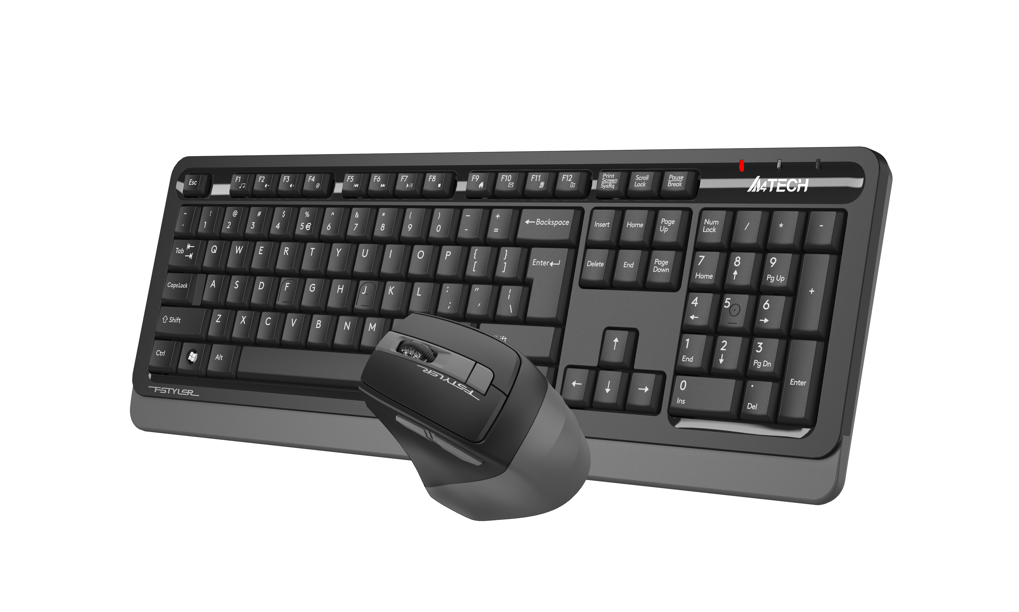 A4-Tech FG1035 Kablosuz Q Klavye Mouse Set - Gri