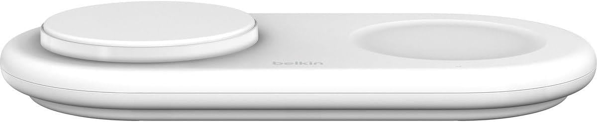 Belkin BoostCharge Pro 2'si 1 arada MageSafe Kablosuz Şarj İstasyonu - ‎WIZ021vfWH