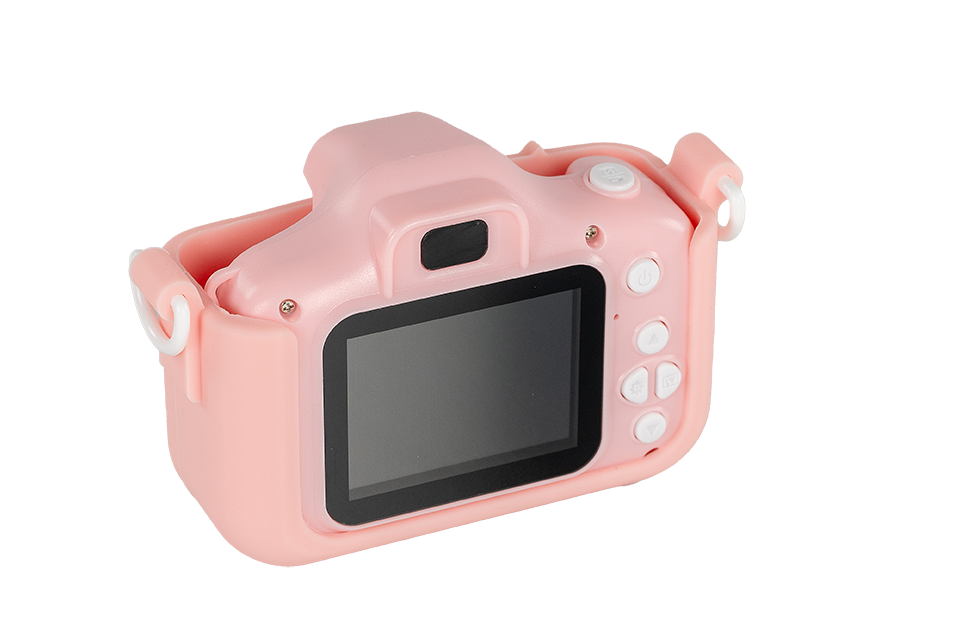 Acton Full HD Dijital Çocuk Fotoğraf Makinesi - Pembe