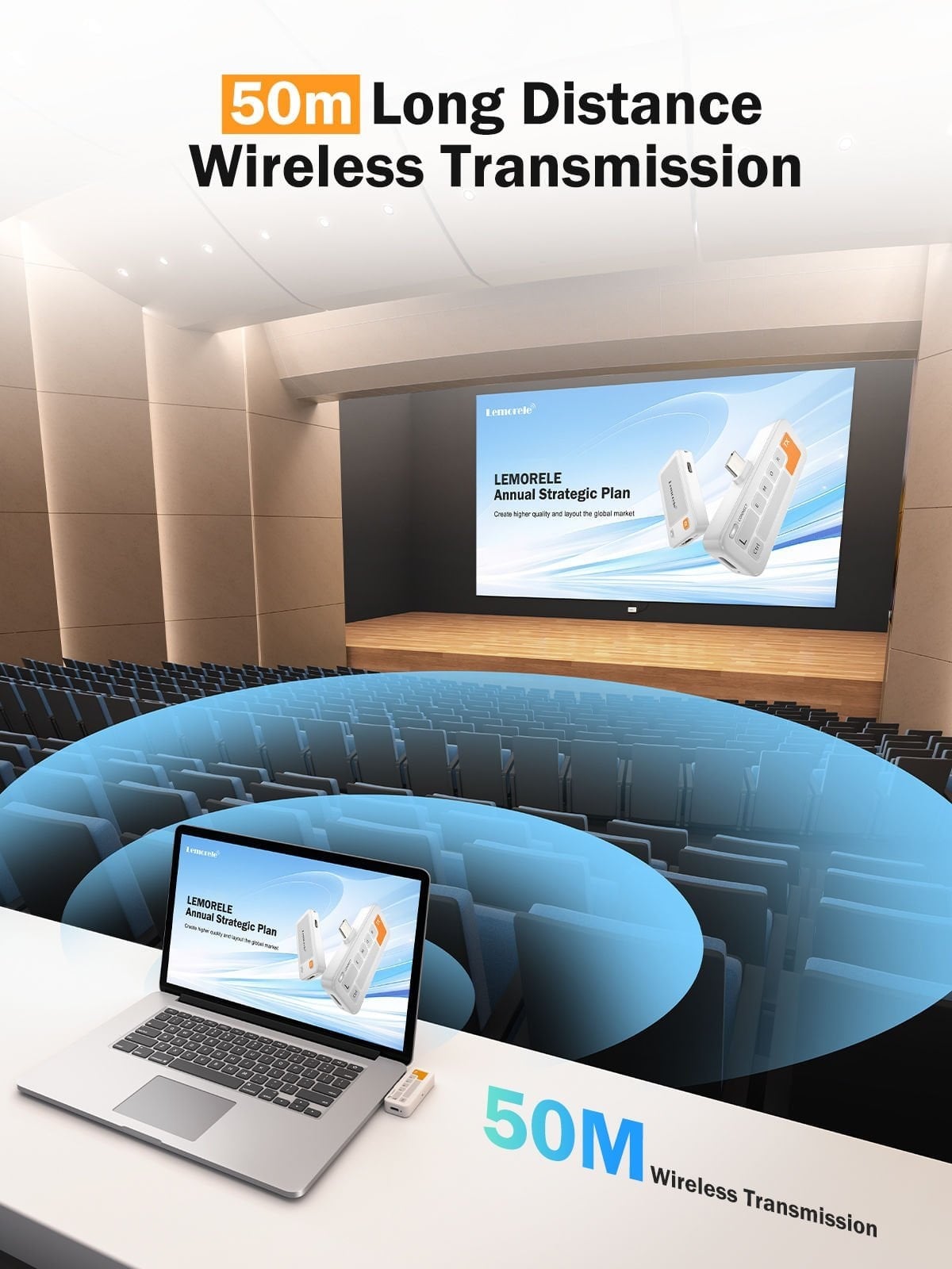 Lemorele P400 Wireless Görüntü Aktarıcı