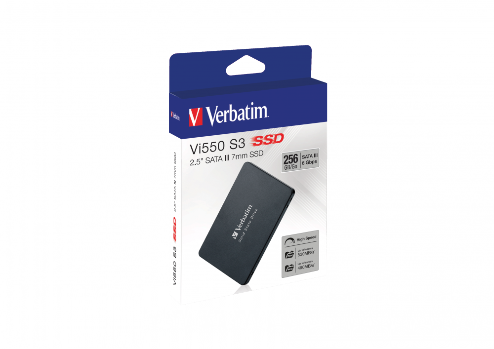Verbatim 256GB Vi550 S3 SATA 3.0 SSD (Okuma 550MB / Yazma 460MB)