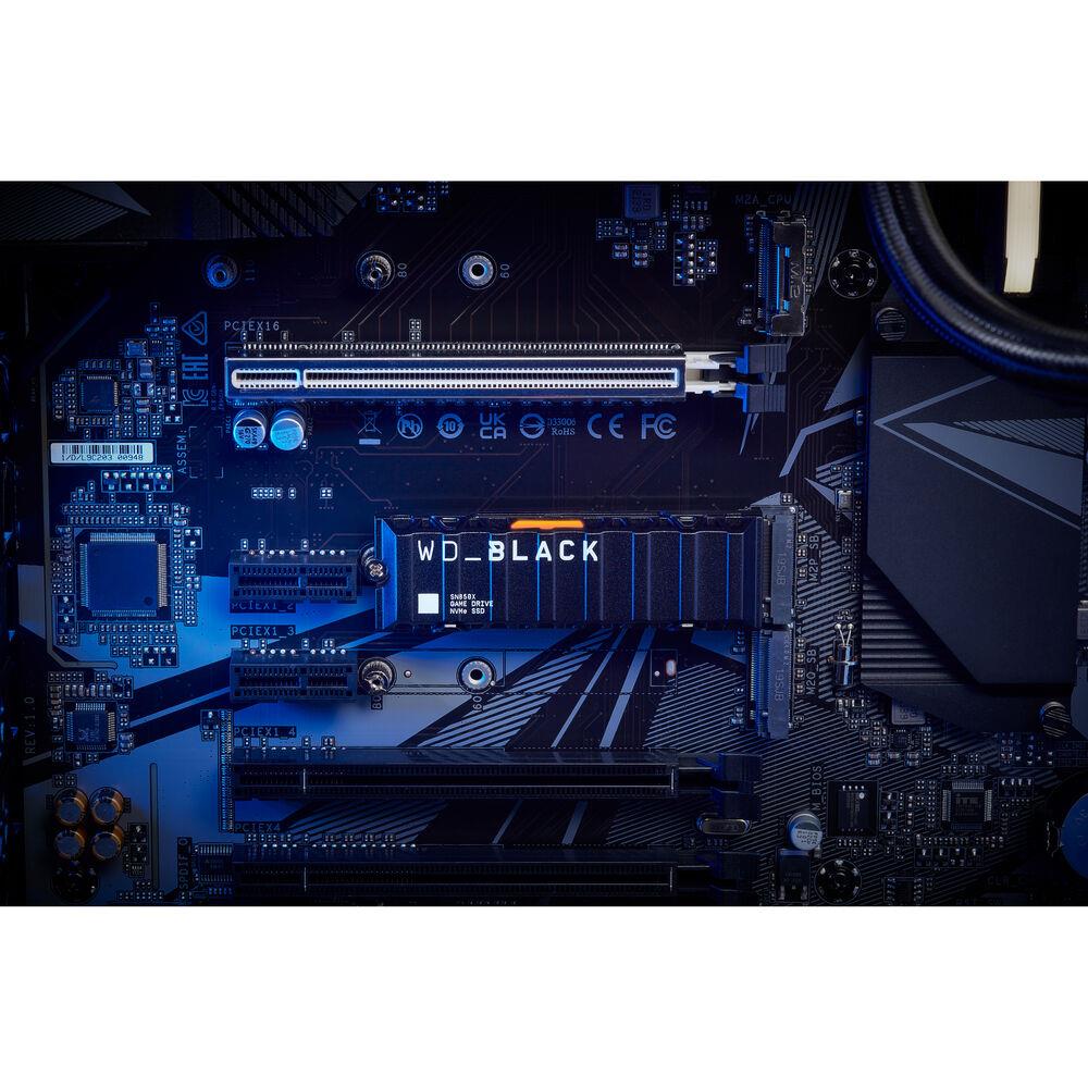 WD Black 4TB SN850X 7300MB/s-6600 MB/s (Pc-Ps5 Uyumlu) Gaming Internal NVMe PCIe 4.0 SSD Soğutuculu WDBB9H0040BNC-WRSN
