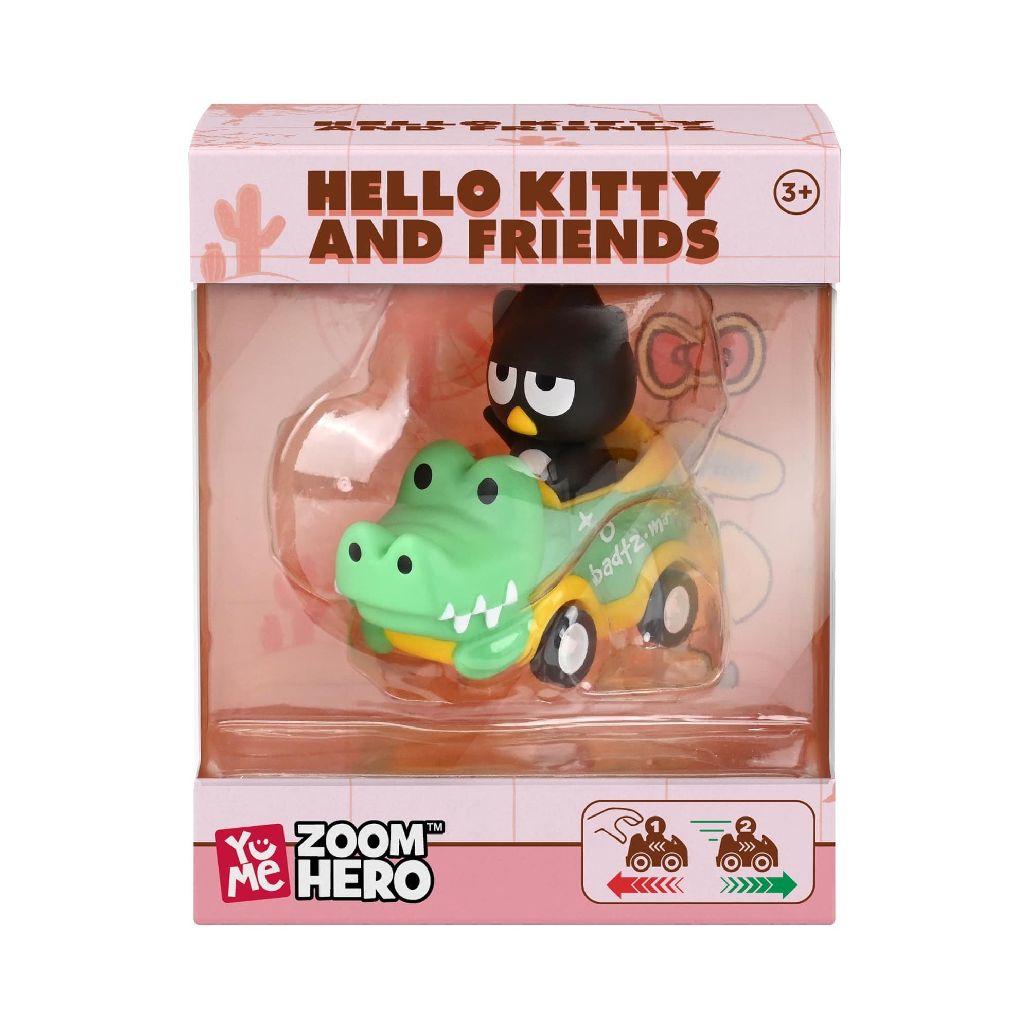 Yume Hello Kitty and Friends Zoom Hero Window Box Bad Badtz