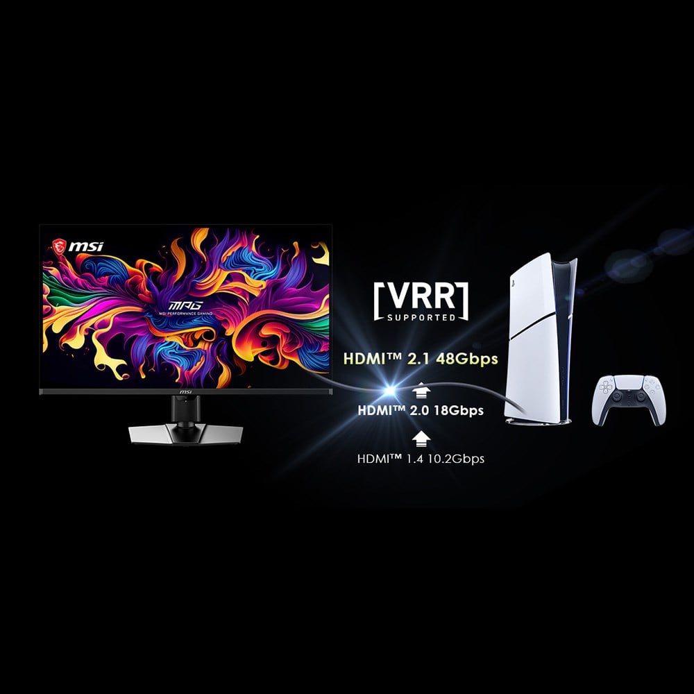 MSI 31.5 MPG 322UR QD-OLED X24 3840x2160 (UHD) 16:9 FLAT QD-OLED 240HZ 0.03MS FREESYNC PREMIUM PRO G