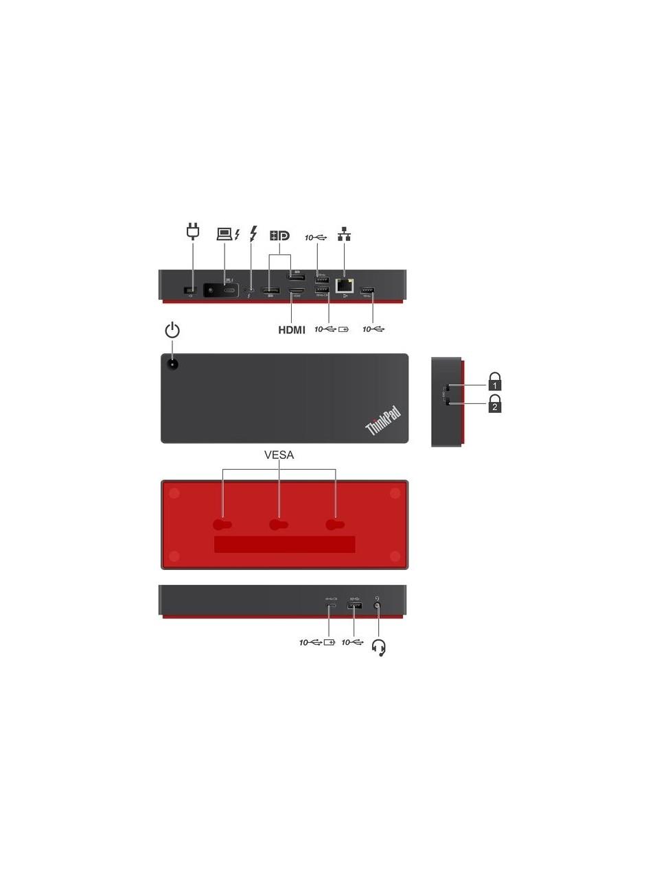 LVK 40B00300EU Thunderbolt 4 WorkStation