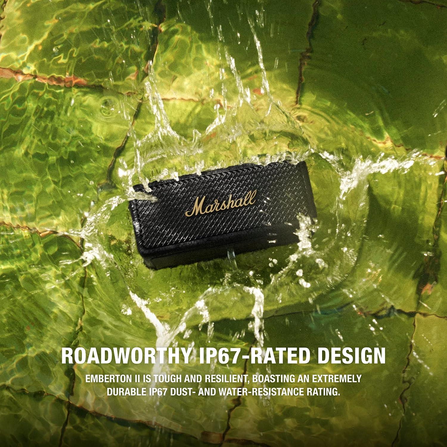 Marshall Emberton II BT Hoparlör, Black&Brass