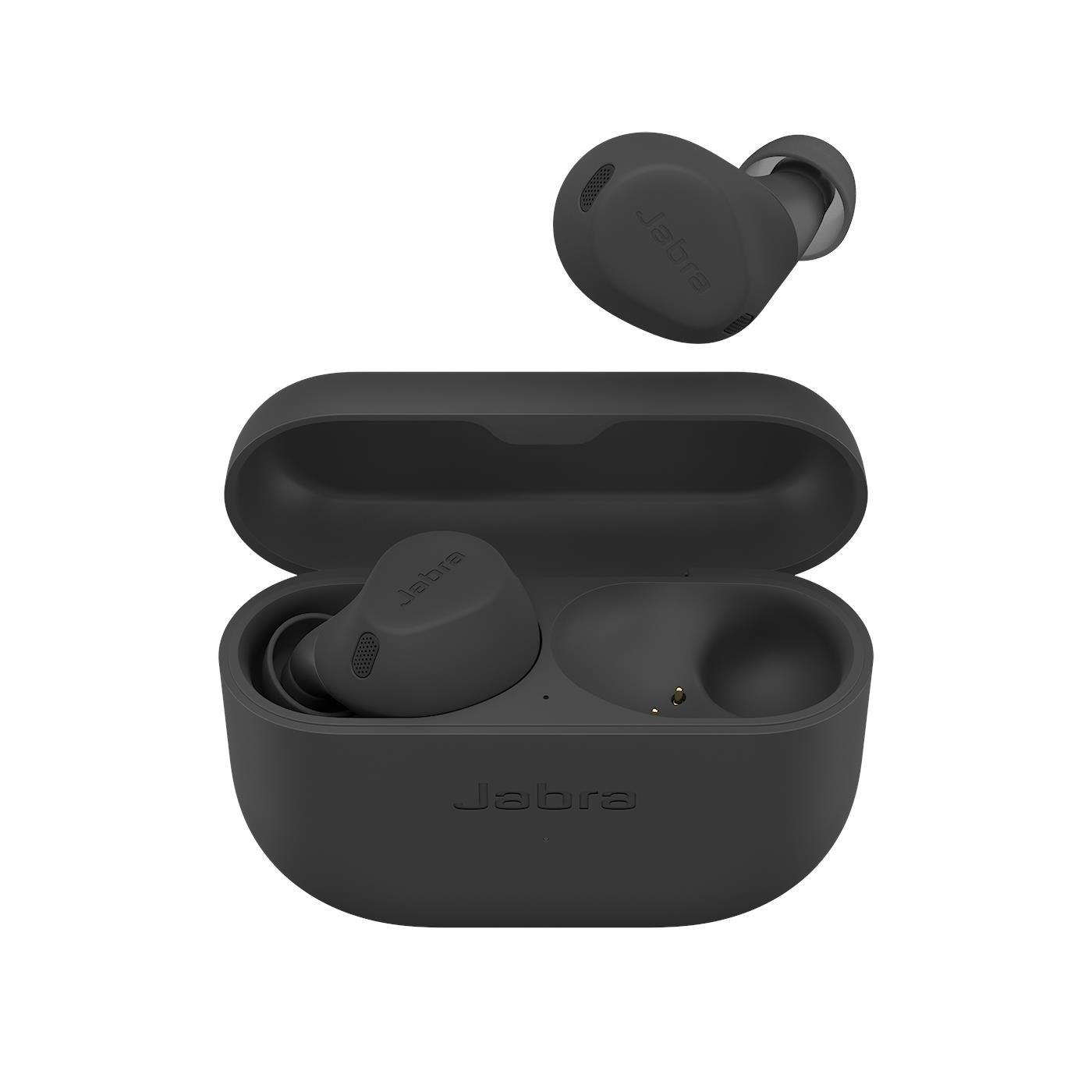 Jabra Elite 8 Active Kablosuz Kulaklık - Güvenli Kulak İçi Uyuma Sahip Bluetooth Spor Kulaklıkları - Aktif Gürültü Önleme, Dolby Çevresel Ses - Koyu Gri