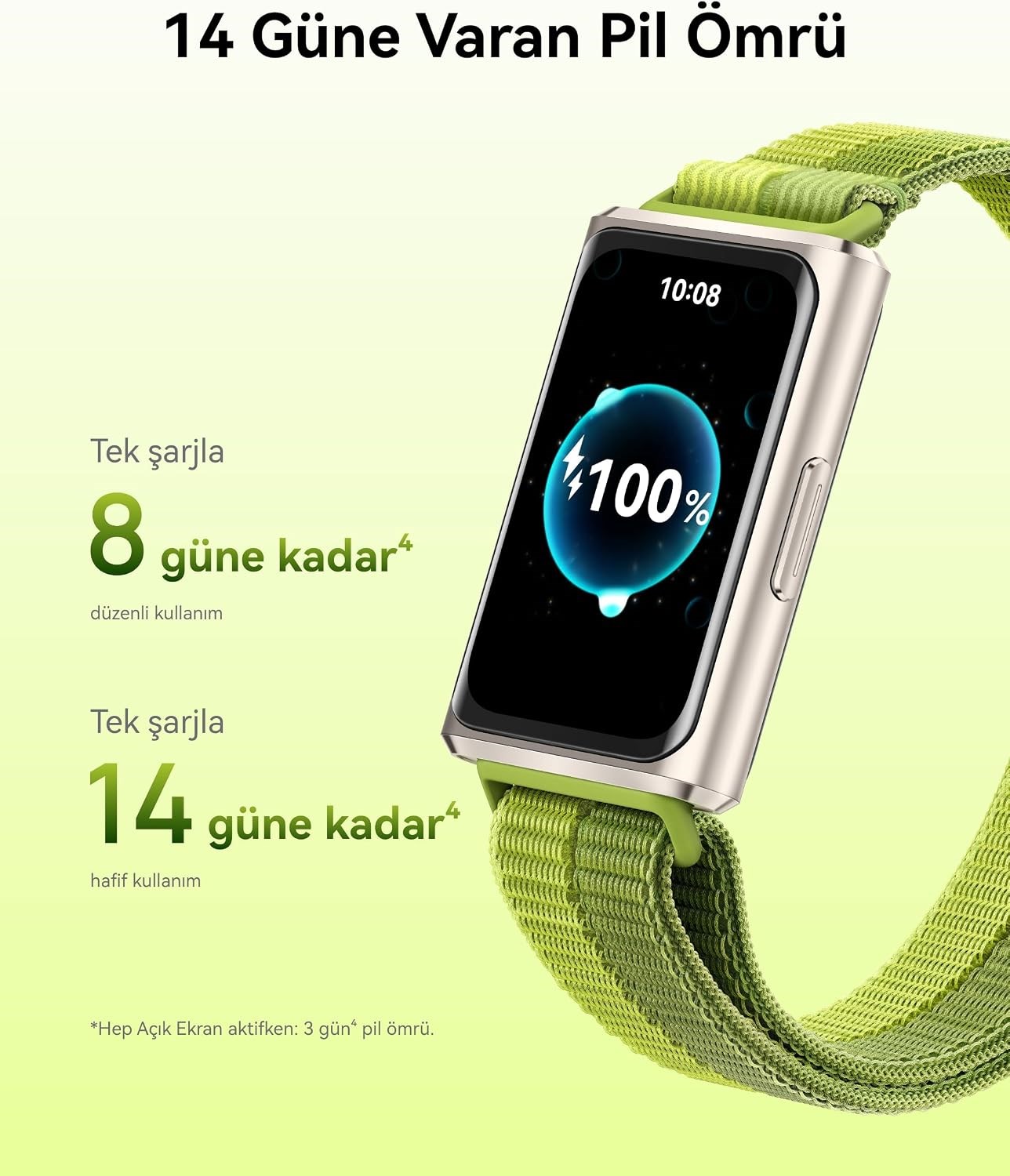 Huawei Band 11 Pro Akıllı Saat,Yeşil