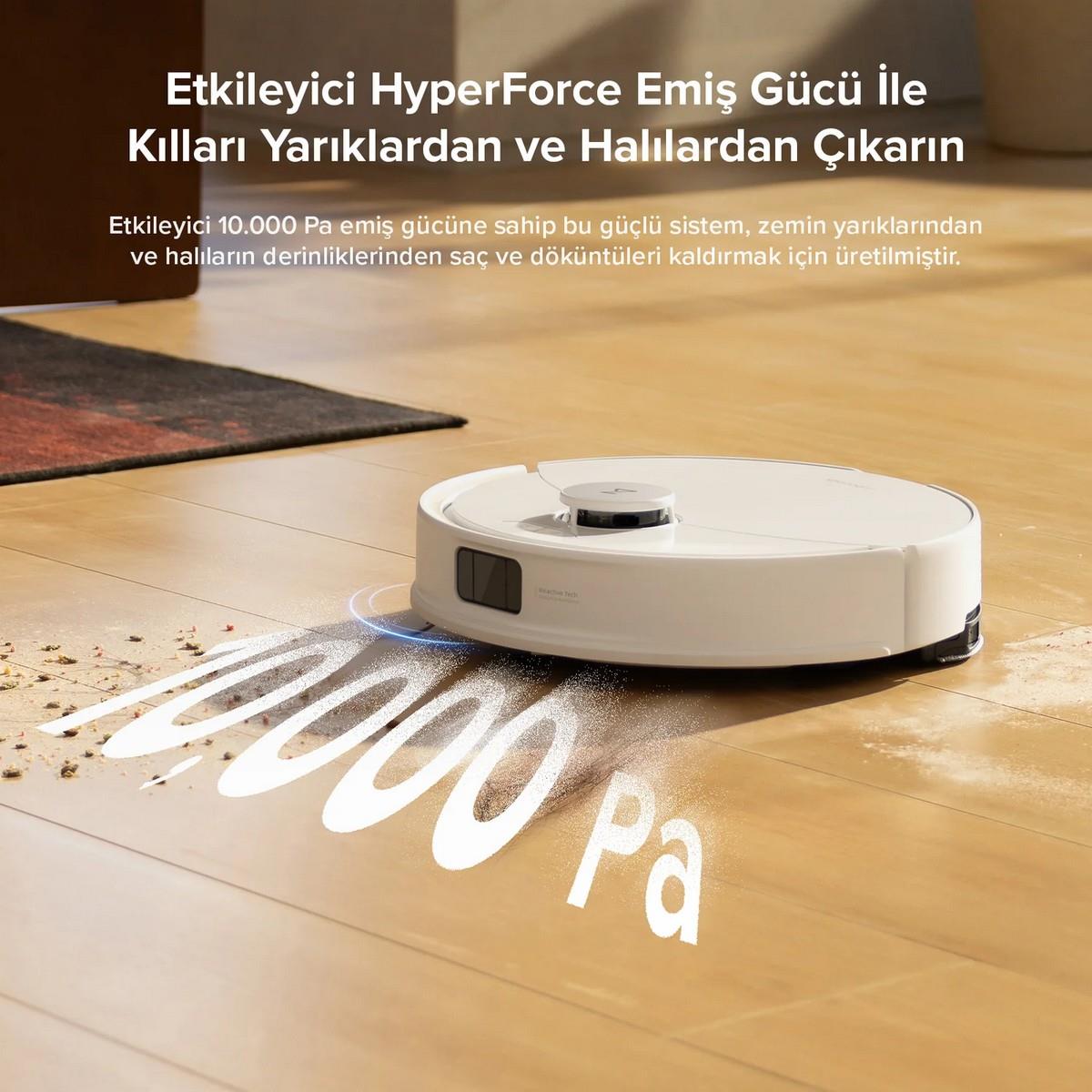 ROBOROCK Q8 Max Pro Akıllı Robot Süpürge - Beyaz