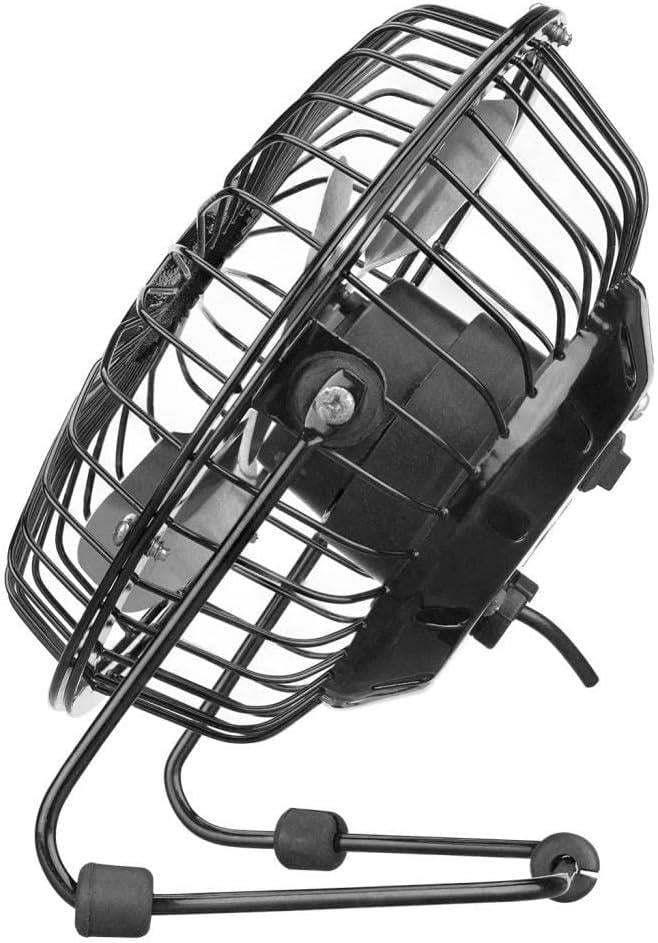EVEREST Siyah EFN-487 6 MASAÜstü METAL USB FAN