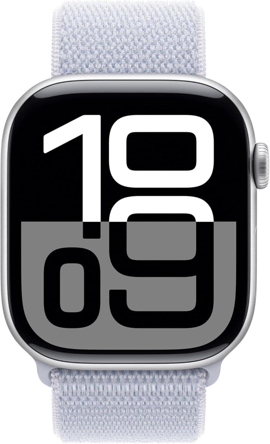 Apple Watch Series 10 GPS 42 mm Gümüş Rengi Kasa Akıllı Saat ve Bulut Mavisi Spor Loop