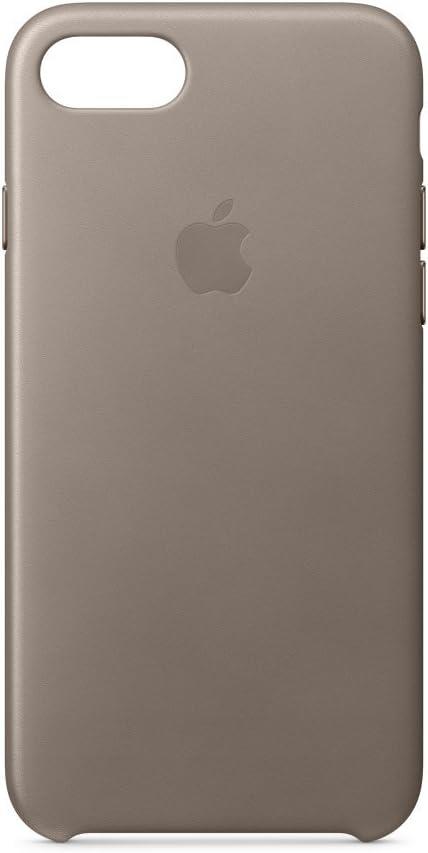 Apple iPhone 8 - 7 Deri Kılıf Vizon Grisi