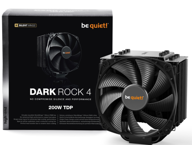 Be Quiet! BK021 DARK ROCK 4 Kule Tipi intel/AMD Cpu Soğutucu