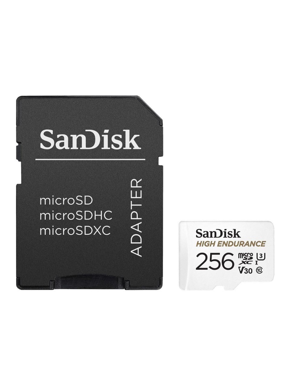 Sandisk High Endurance 256GB 100/40MB/s microSDXC C10 V30 Adaptörlü Hafıza Kartı SDSQQNR-256G-GN6IA