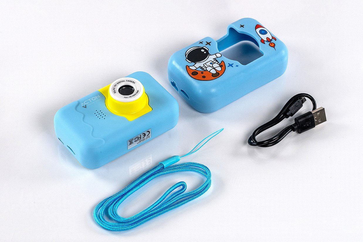 Acton Çocuk Dijital Fotoğraf Makinesi - Mavi