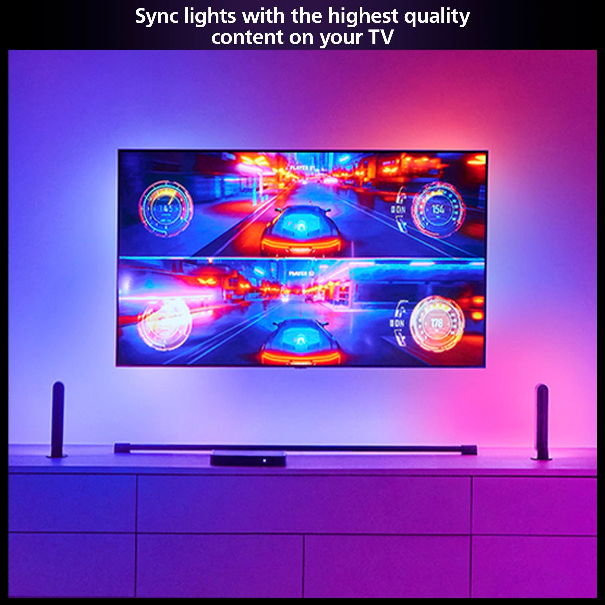 Philips Hue HDMI Sync Box 8K, 4 HDMI Bağlantısı, Akıllı Aydınlatma, Gen2