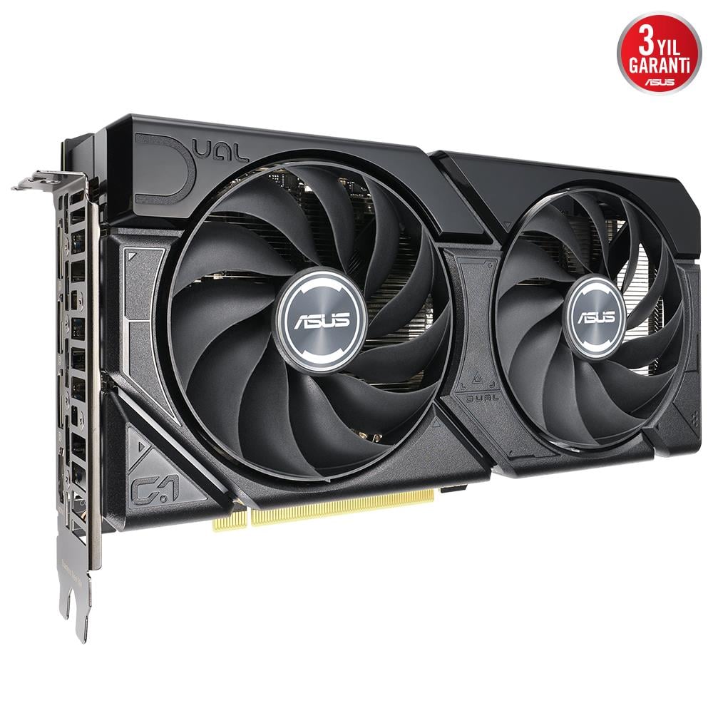ASUS GEFORCE RTX 4070 DUAL-RTX4070-O12G-EVO 12GB GDDR6X 192bit OC HDMI 3xDP DLSS3 EKRAN KARTI