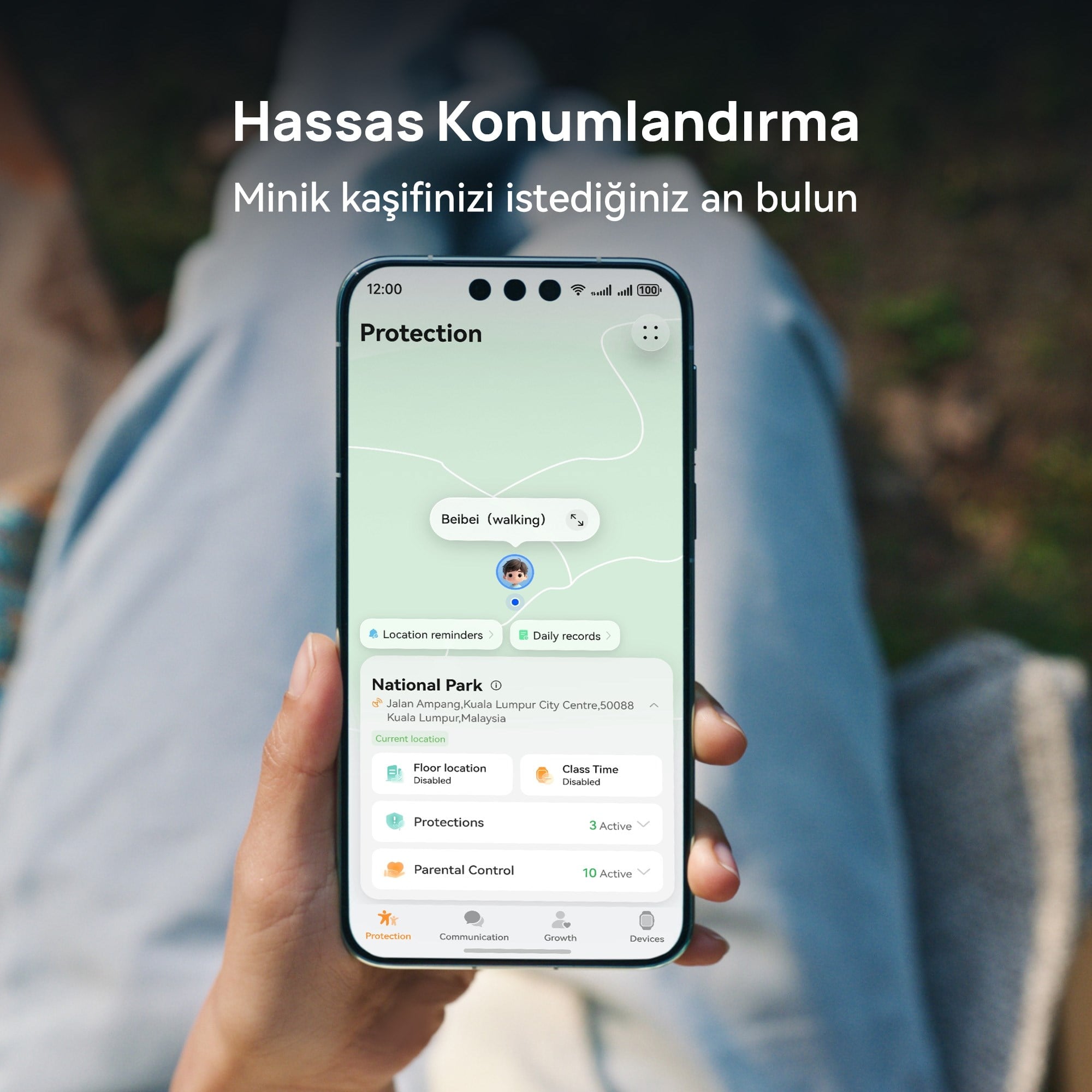 Huawei Watch Kids X1 Akıllı Çocuk Saati - Mavi , 360° Dönen Çift Kamera, HD Görüşme, Hassas Konum Takibi, 3 Yıl Garantili