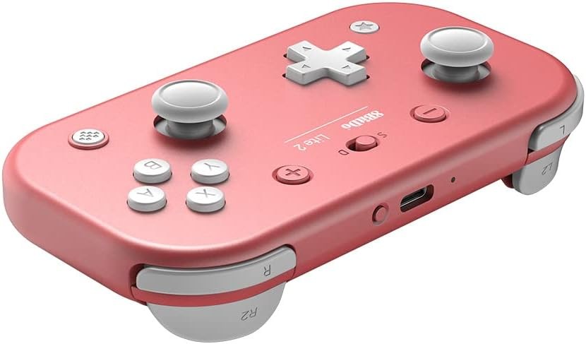 8BitDo Lite 2 Bluetooth Kablosuz Oyun Kolu - Pembe