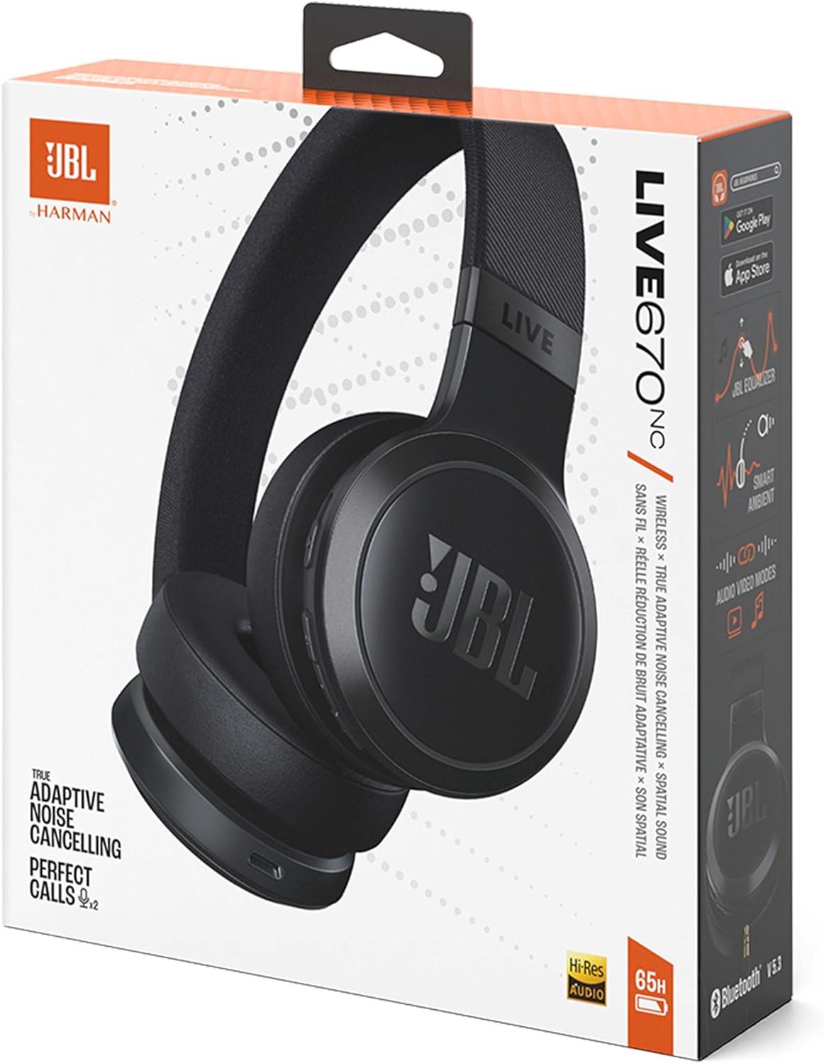 JBL Live 670 BT NC Wireless Kulaklık OE - Siyah