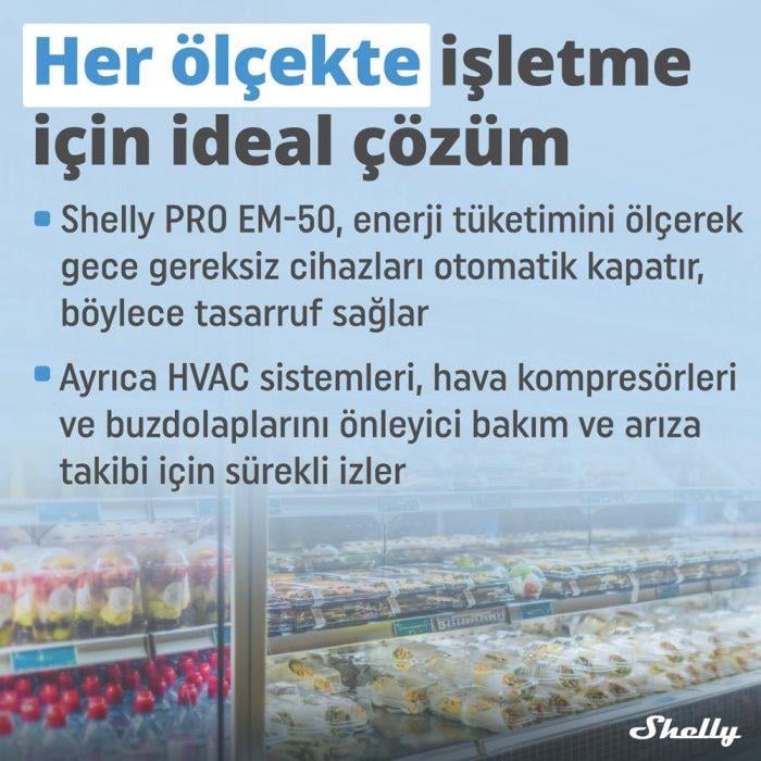 Shelly Pro EM-50 1 Faz Enerji Ölçer