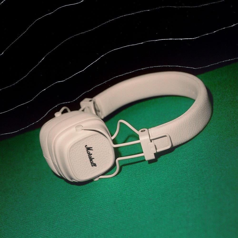 Marshall Major V Bluetooth Kulaküstü Kulaklık, Krem 