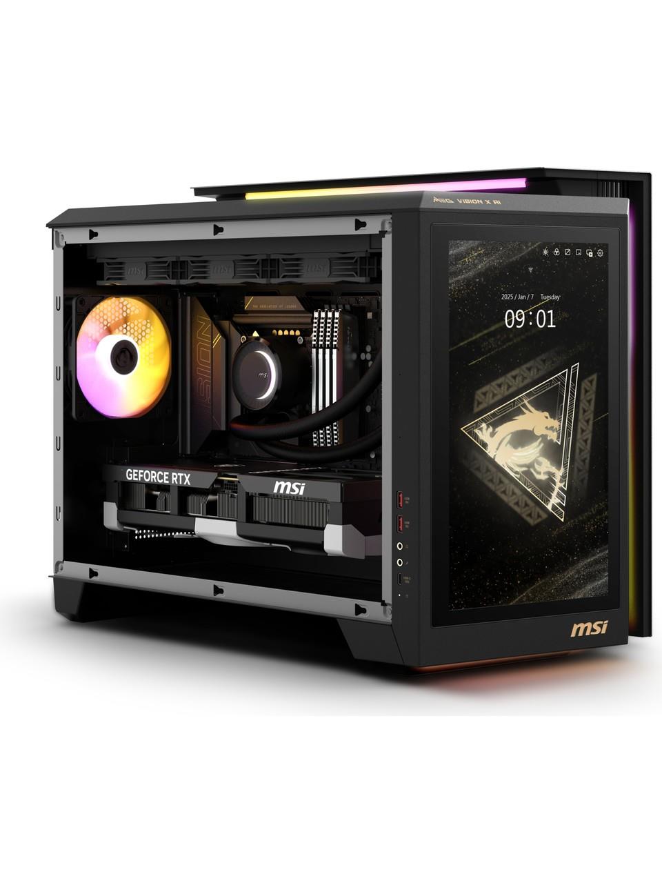 MSI MEG VISION X AI 2NVZ9-052TR ULTRA 9 285K 64GB DDR5 2TB SSD RTX 5090 VENTUS 3X 32G W11 GAMING DT 