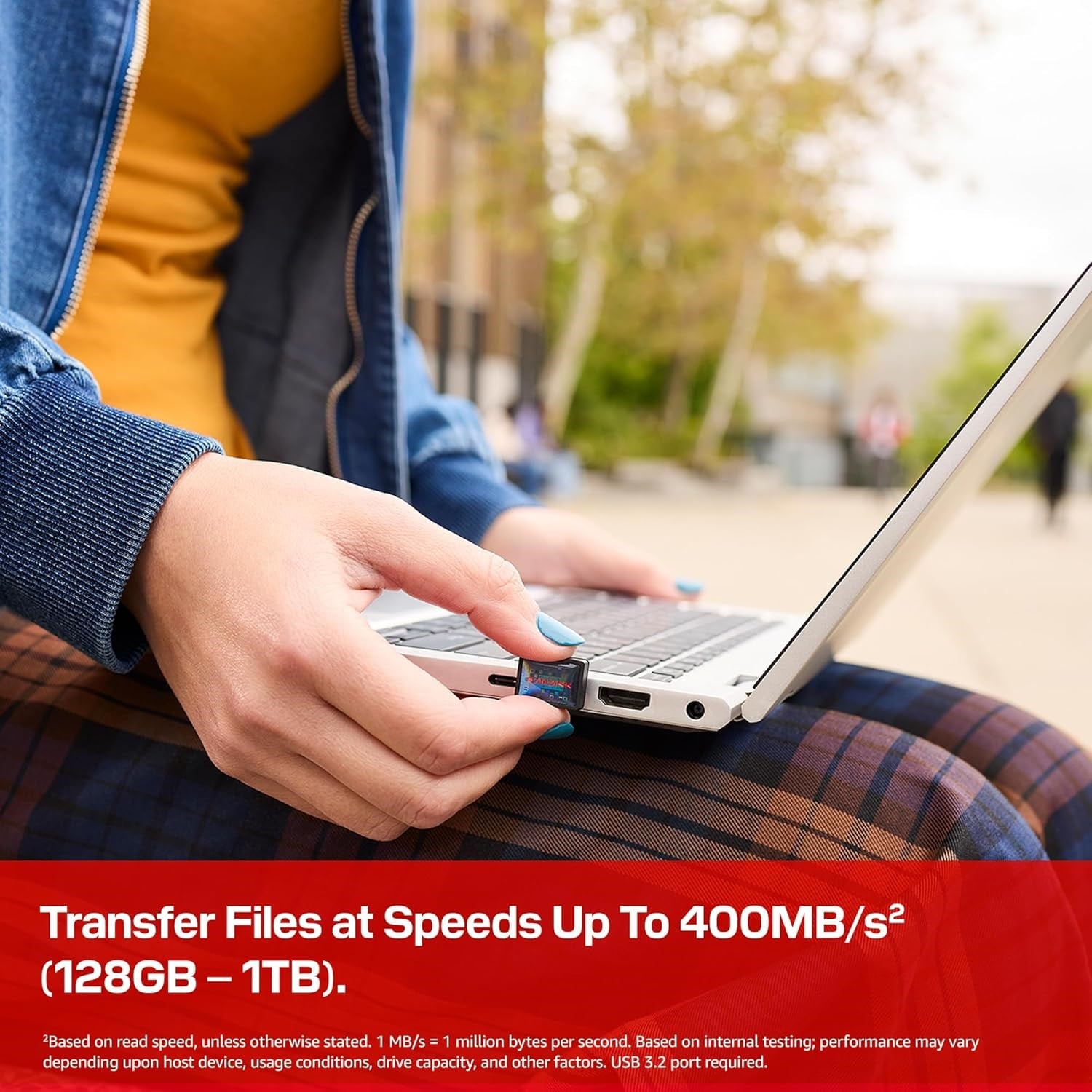 Sandisk Extreme Fit 512GB 400MB/s USB-C Flash Bellek - SDCZ530-512G-G46