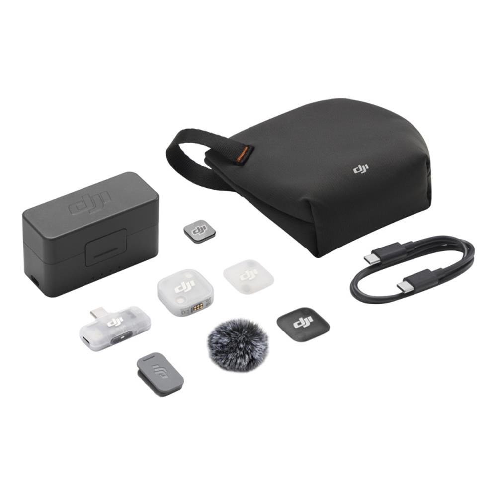 DJI Mic Mini 2 (1 TX + 1 Mobile RX + Şarj Kutusu)