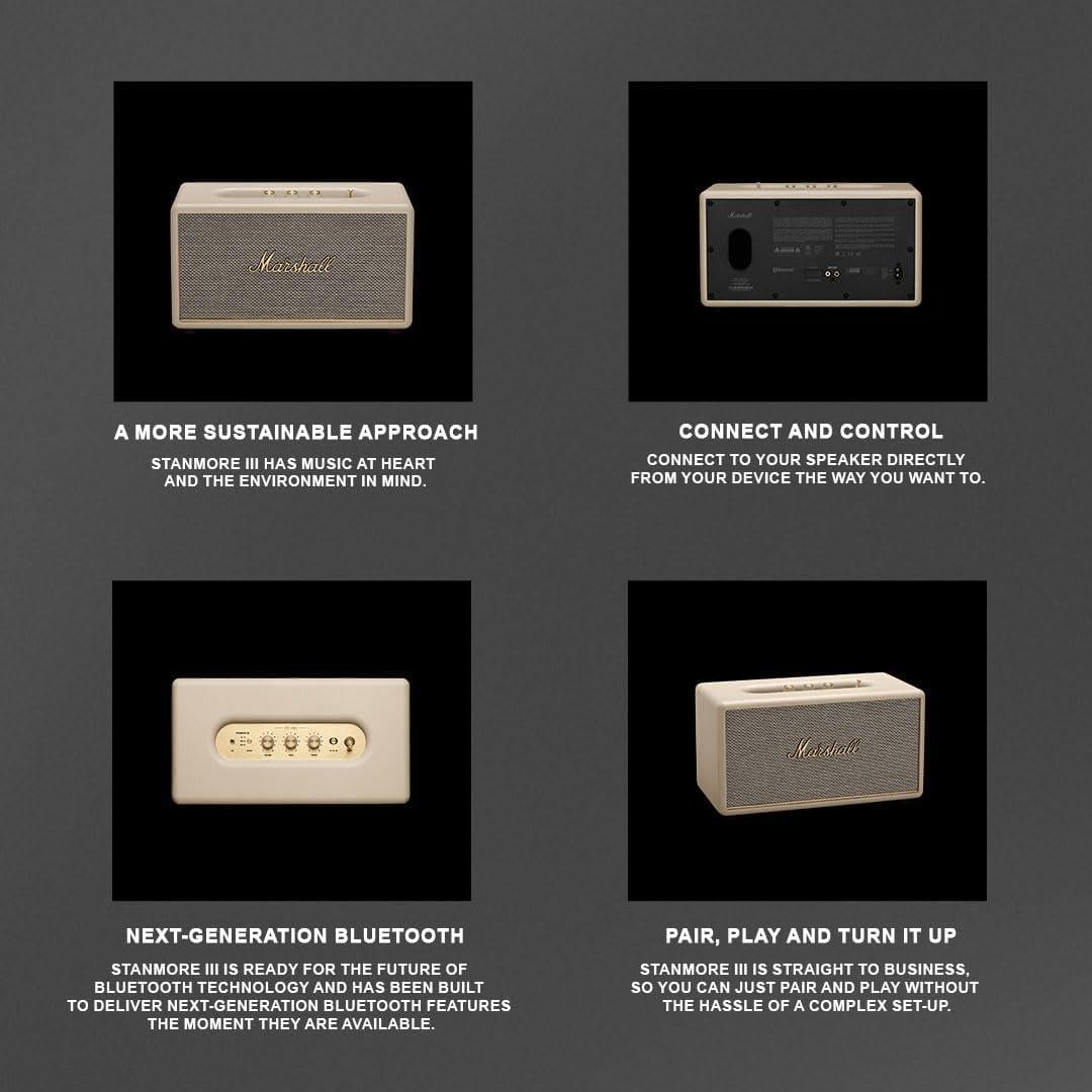 Marshall Stanmore III Bluetooth Hoparlör, Cream