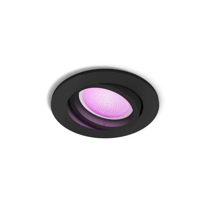 Philips Hue Centura Siyah Sıva Üstü RGB Akıllı LED Spot 400 Lumen GU10 Spot Dahildir