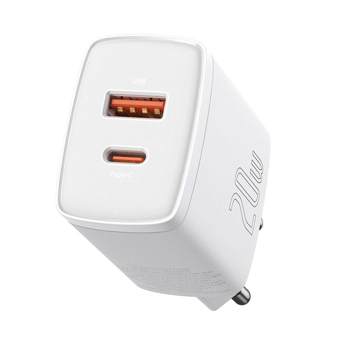 Baseus Compact QC 20W Şarj Cihazı CCXJ-B02 Beyaz