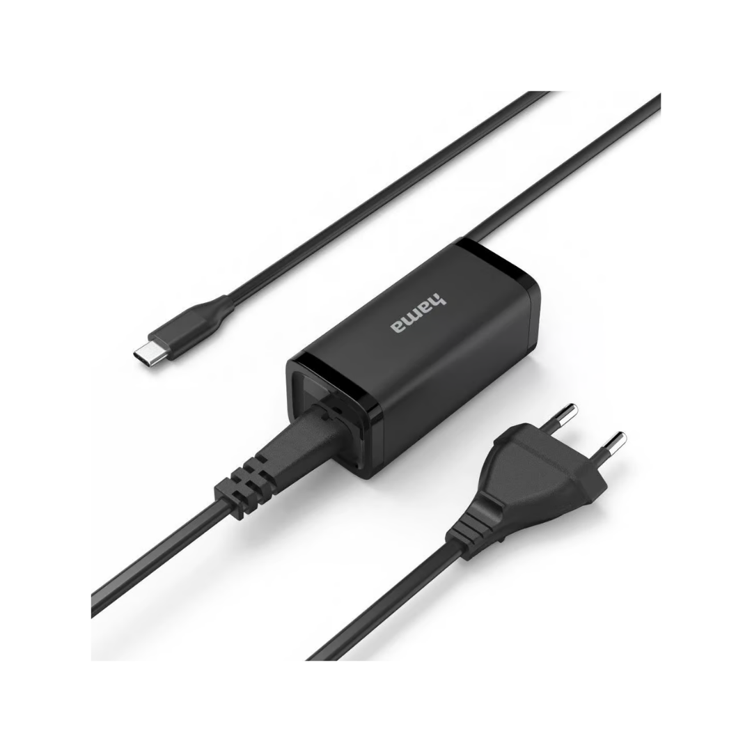 HAMA Universal USB-C Notebook Güç Adaptörü 5-20V / 45W