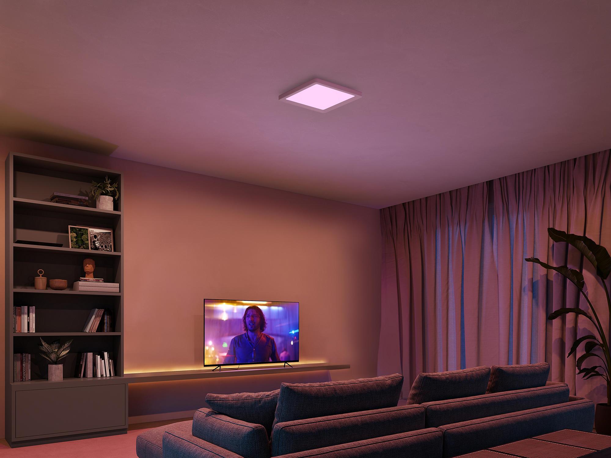 Philips Hue Tento WCA Beyaz Slim Kare Tavan Paneli 30x30cm
