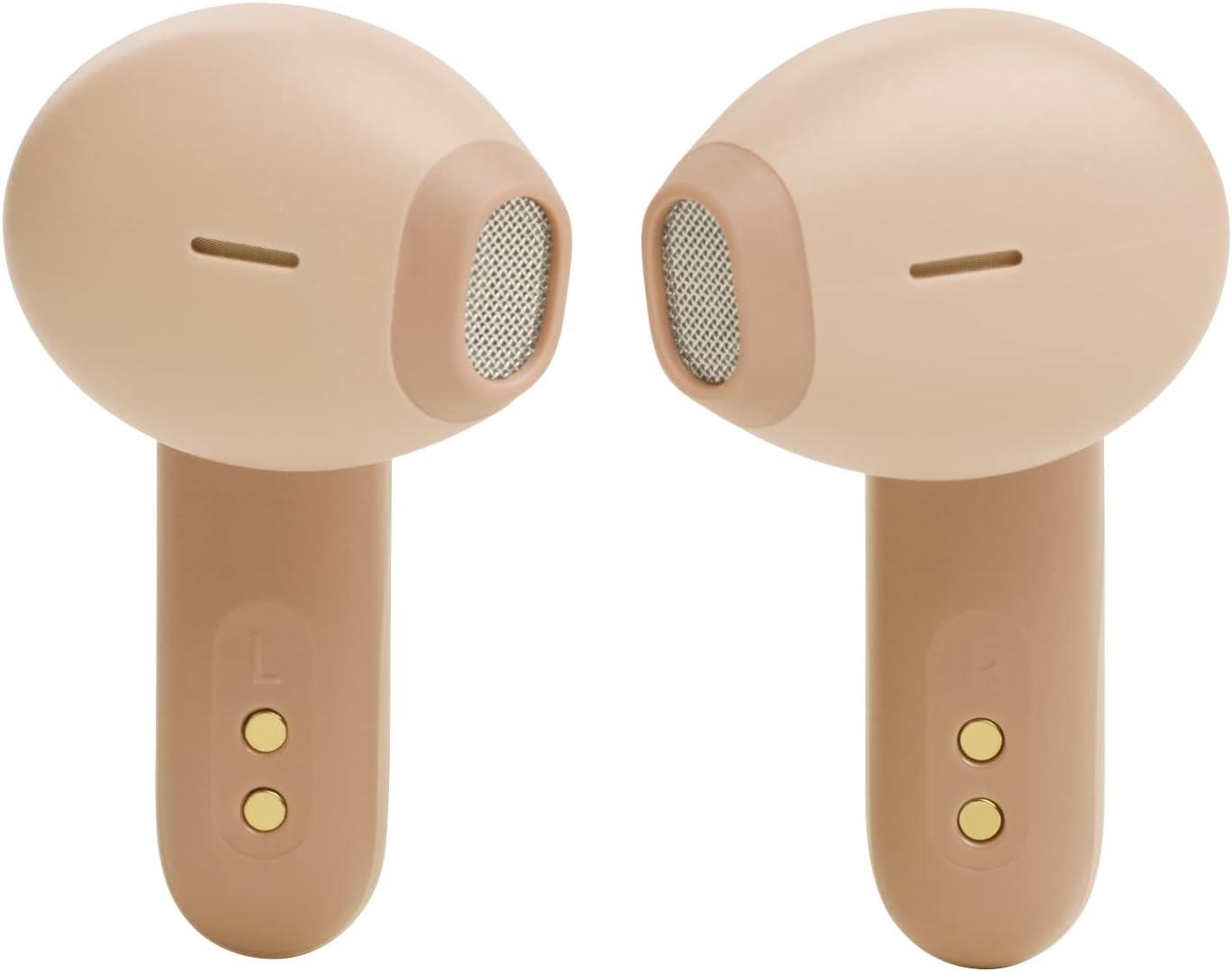 JBL Wave Flex Kablosuz Kulakiçi Kulaklık, Bej