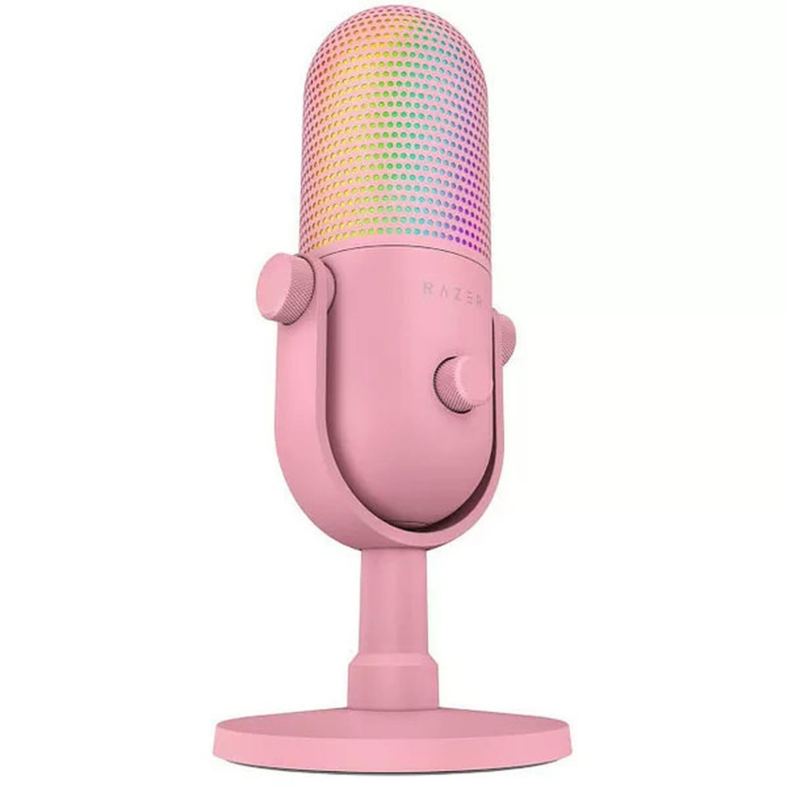 Razer Seiren V3 Chroma RGB Mikrofon Pembe RZ19-05060300-R3M1