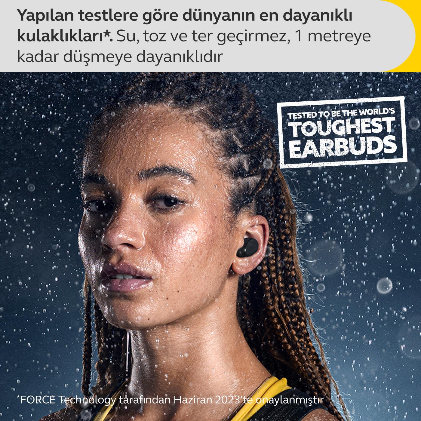 Jabra Elite 8 Active Bluetooth Kulaklık (Toz-Su-Ter Geçirmez) - Siyah