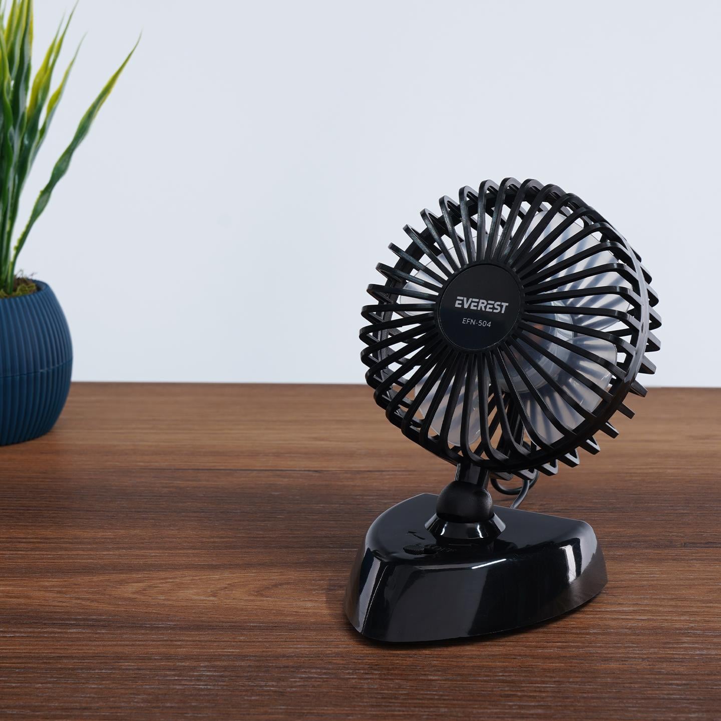 Everest EFN-504 Taşınabilir Masaüstü Siyah USB Fan
