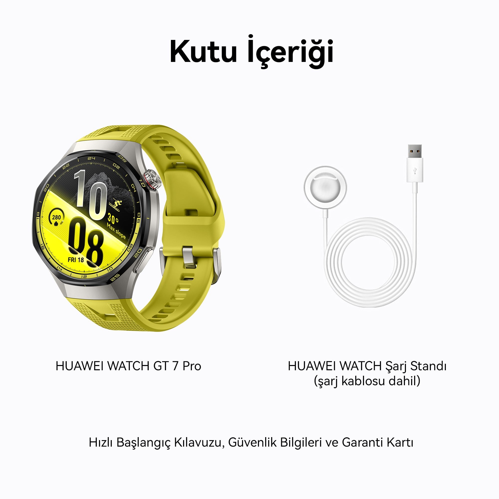 Huawei WATCH GT 7 Pro 46mm Akıllı Saat, Sarı