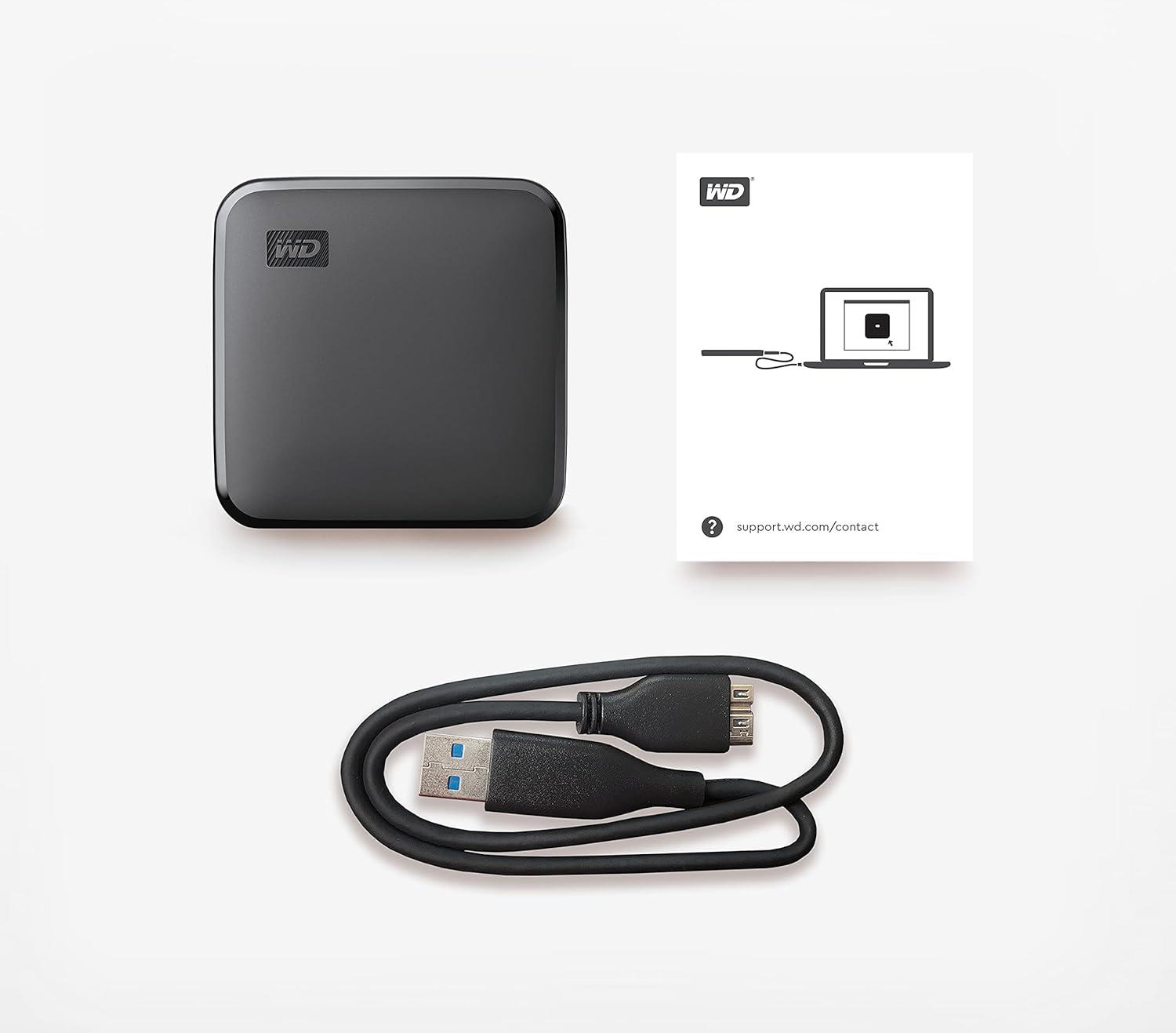 WD WDBAYN4800ABK-WESN SE 480GB 400MS/s Taşınabilir SSD