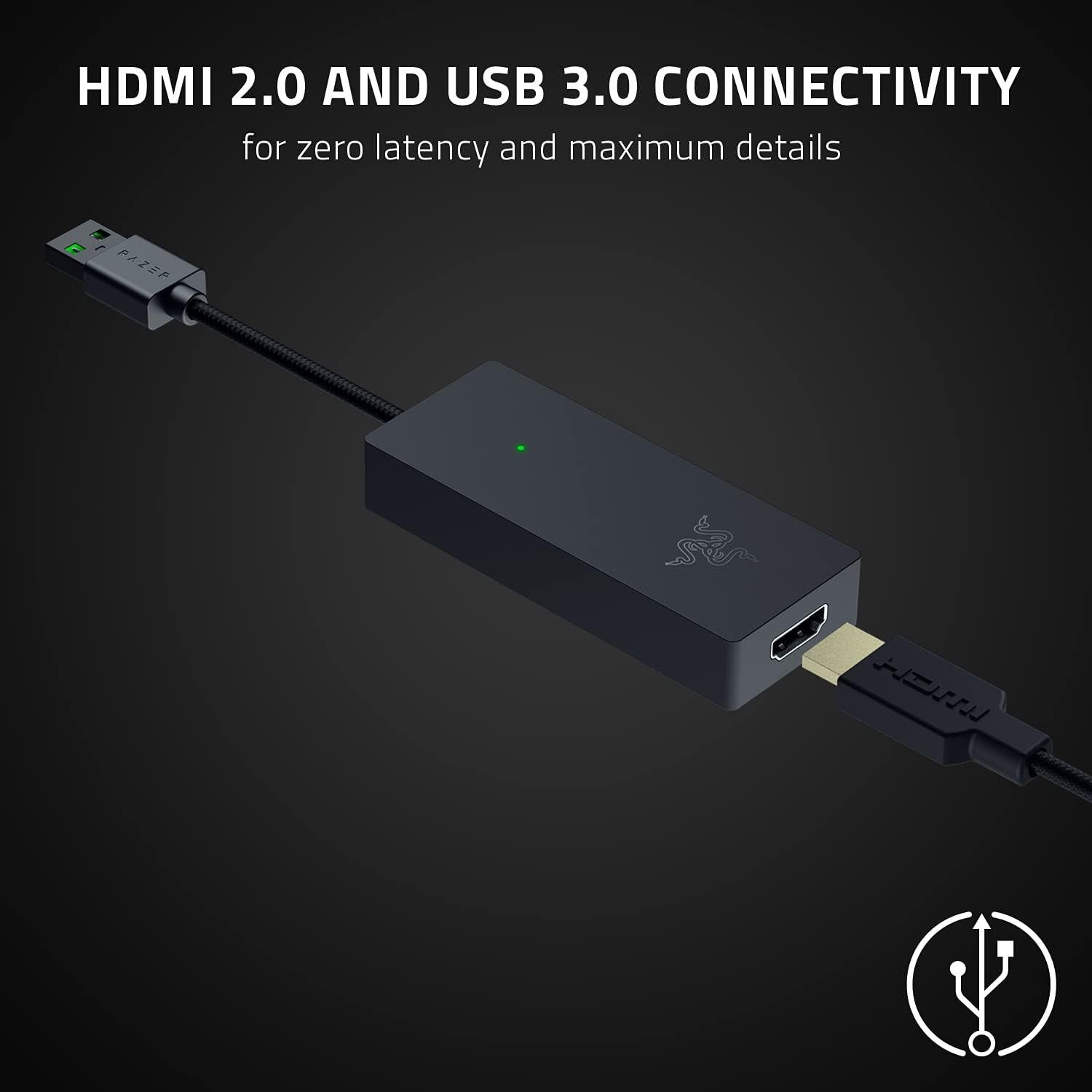Razer Ripsaw X - 4K @30 FPS Akışı için 4K Kamera Bağlantı Noktalı USB Kayıt Kartı