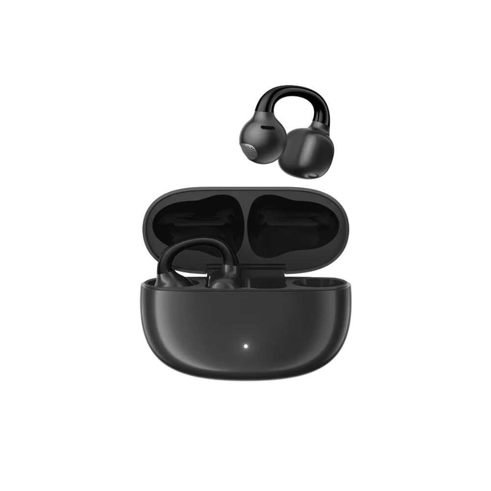 Edifier Comfo Q Bluetooth 5.4 OpenEar TWS Kablosuz Kulaklık – 32 Saat Pil, IP56, AI Çağrı Gürültü Azaltma - Siyah