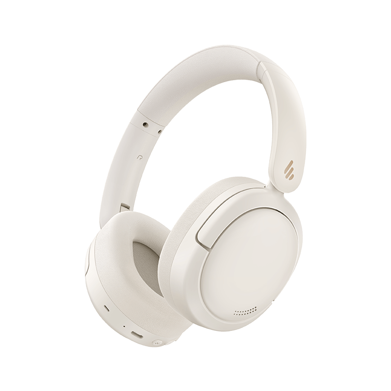 Edifier W800BT Pro Bluetooth 5.4 ANC Noise Cancelling Kablosuz Kulak Üstü Kulaklık – 45 Saat Pil, USB-C, Mikrofonlu - Krem