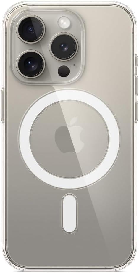 OUTLET Apple iPhone 15 Pro için MagSafe özellikli Şeffaf Kılıf ​​​​​​​