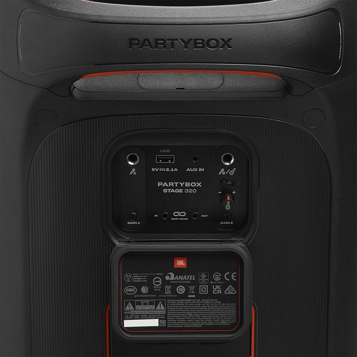 JBL Partybox Stage320 Bluetooth Hoparlör - Siyah
